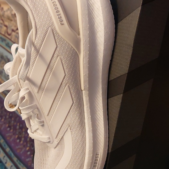Adidas All-White Pureboost Size 8.5 NWT - Picture 7 of 7